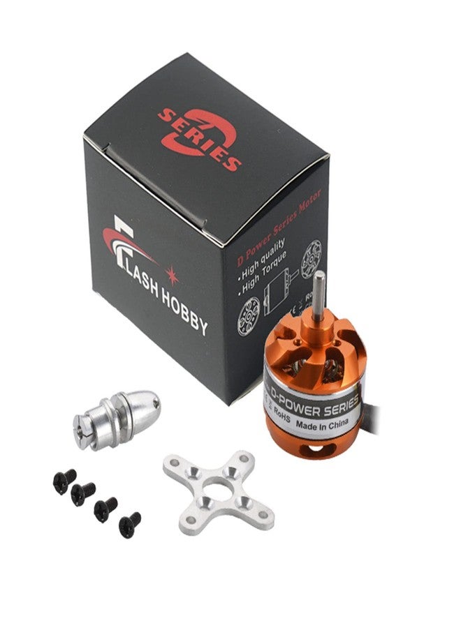 FLASH HOBBY D2822 Brushless Motor 2600KV 2-3S for RC Aircraft Plane Multi-Copter Brushless Outrunner Motor - Image 1